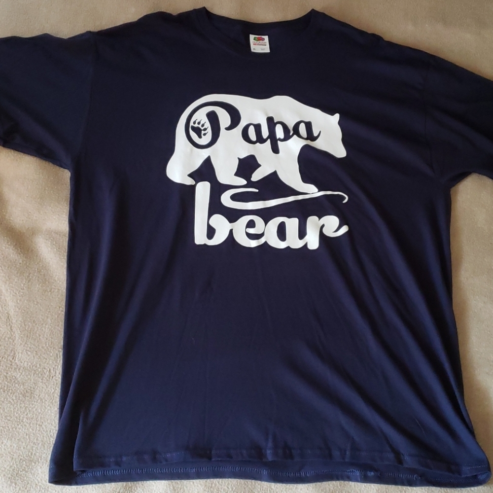 XL Tee Shirt, Papa Bear, Never Worn